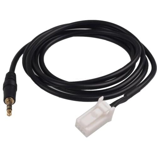 3.5mm Jack Car Radio Mp3 Audio Aux Cable To 8Pin Adapter For Nissan Tiida Qashqai Geniss Armada