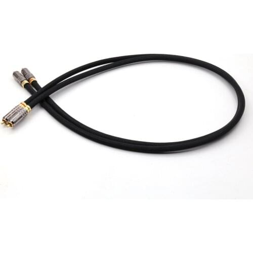 Free shipping pair G5 OCC silver plated interconnect cable with RCA connectors