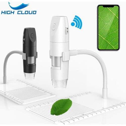 Wireless WiFi USB Digital Microscope 1000X Magnification Handheld Endoscope Video Camera for iPhone/Android/iOS Phone/PC Tablet