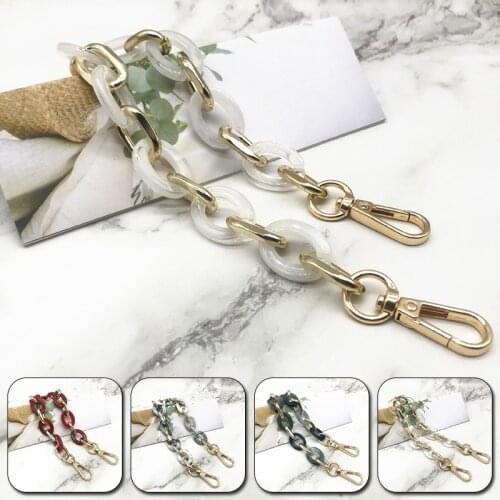 Bag Chain Single Buy Chain Accessories Single Shoulder Strap Messenger Belt Replacement Female Acrylic Bag With Gold