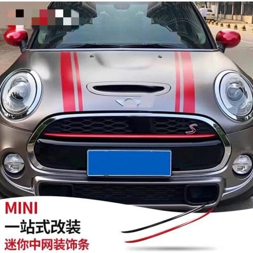 Brand New ABS Plastic UV Protected Mini Ray Style Red Front Grille Cover For 2014-on mini countryman mini cooper R60 S(1Pcs/set)