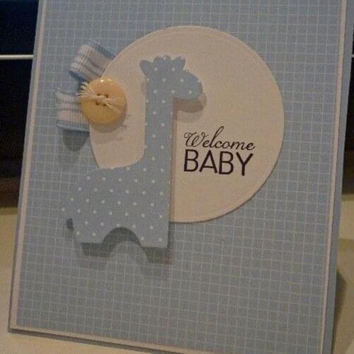 Creative Cute Giraffe Carbon Steel Cutting Dies Stencil Craft for DIY Scrapbook Cut Stamps Dies Embossing Paper Craft