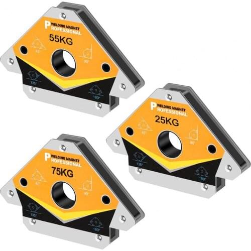 25/55/75LBS Magnetic Welding Corner Holder Positioner Soldering Locator for Welding Angles Magnetic Welding Magnet Holder