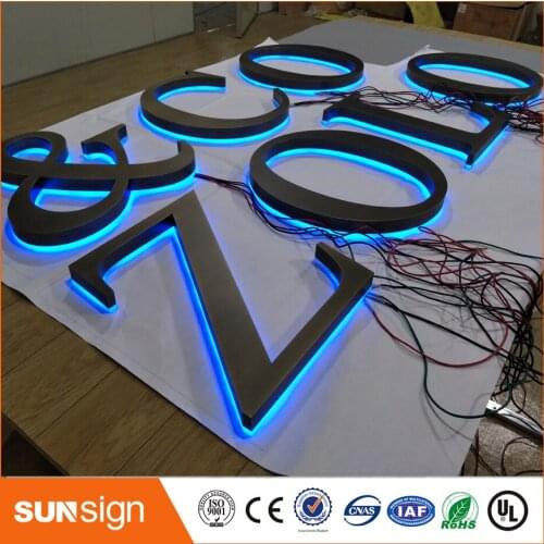Outdoor led lighting plexiglass letters for advertising