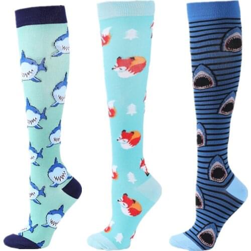 New Compression Socks Running Men Women Cycling Socks Fit Medical Edema, Diabetes, Varicose Veins, And Marathon Running Hiking