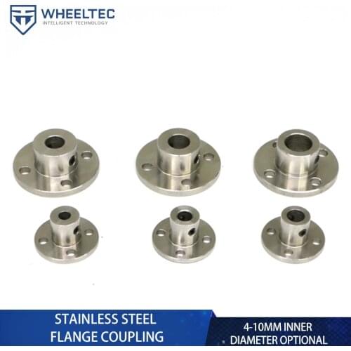 Omni wheel Flange Coupling Rigid Flange Coupling Motor Guide Shaft Coupler Motor Connector Bearing Fittings