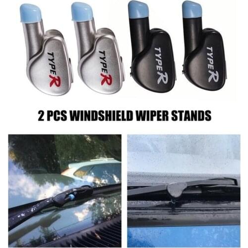 2pcs-set Windshield Wiper Stands Aluminum Alloy Vehicle Tool Accessories Wiper Blade Protector Stand Separator Car Accessories