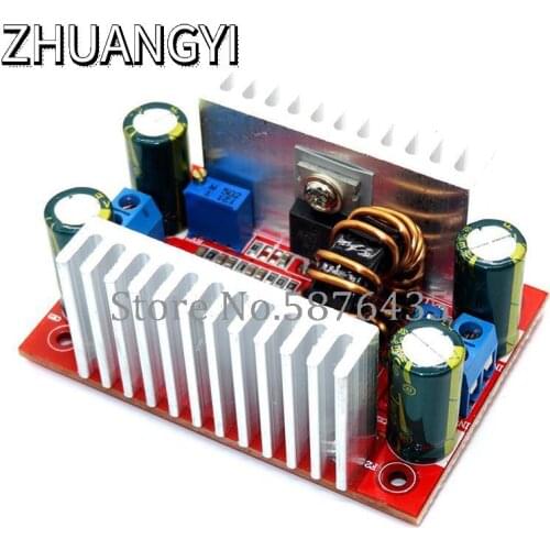 DC 400W 15A Step-up Boost Converter Constant Current Power Supply LED Driver 8.5-50V to 10-60V Voltage Charger Step Up Module