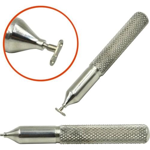 Professional Insertion Taper for Dermal Anchors and Internally Threaded Base Body Piercing Holder Tool with Grip