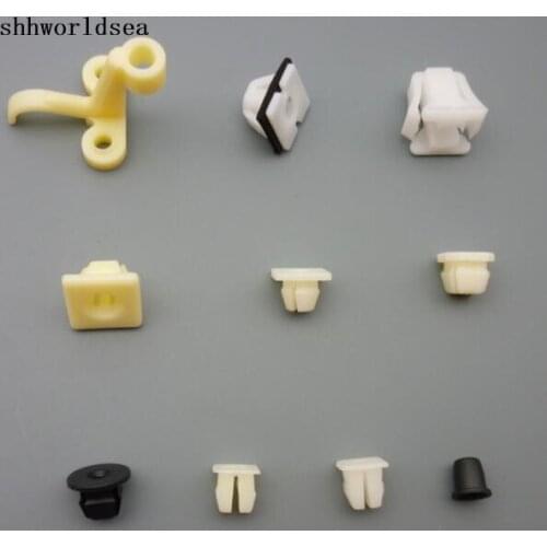 Shhworldsea 500pcs car fasteners headlight bezel nut license plate nut headlight adjusting screw nut for HY