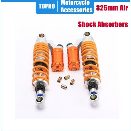 Universal 12.80" 325mm Motorcycle Shock Absorbers Air Suspension For Scooter Moped Quad ATV BMW Honda Yamaha Suzuki