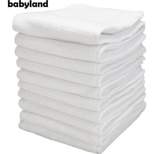 150pcs/lot Babyland Diaper Inserts Nappy Absorbents Microfiber insert For Normal Pocket Diapers 3-Layers Microfiber Nappy Insert