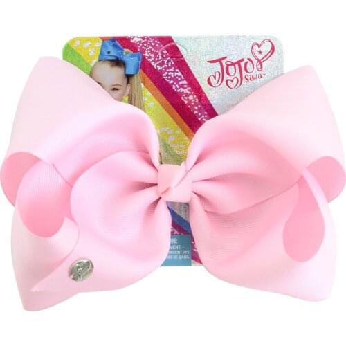 1 piece 8" Large JoJo Clip Grosgrain Ribbon Bow Big hair bow Hairpin Girl Bow With Clip Kid Hair Clip Boutique Hair Accessories