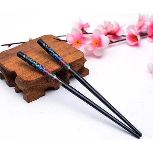 Colorful Chinese Style Wood Hairpins Beautiful flower sandalwood hair sticks for women Wedding Headwear jewelry 2019 new