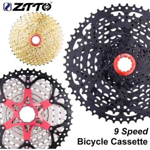 ZTTO MTB 9 Speed Bicycle Cassette Wide Ratio 9speed Mountain Bike Sprocket Gear 9S Freewheel K7 Compatible with M430 M4000 M590