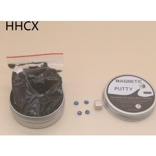 1set Magnetic plasticine Magnetic rubber mud rubber manet