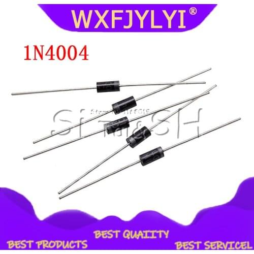 100 PCS Rectifier Diode IN4004 1A 400 v DO-41 1N4004