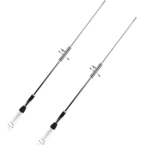 2 Pcs Antenna NL-770S-PL259 UHF/VHF Dual Band 144-430MHz for Car Kenwood Radios Walkie Talkie Antenna