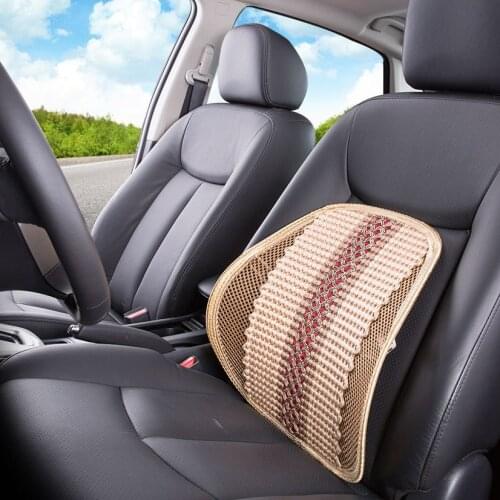Car waist cushion massage lumbar cushion Car cushion for leaning on seat back cushion breathable waist massag