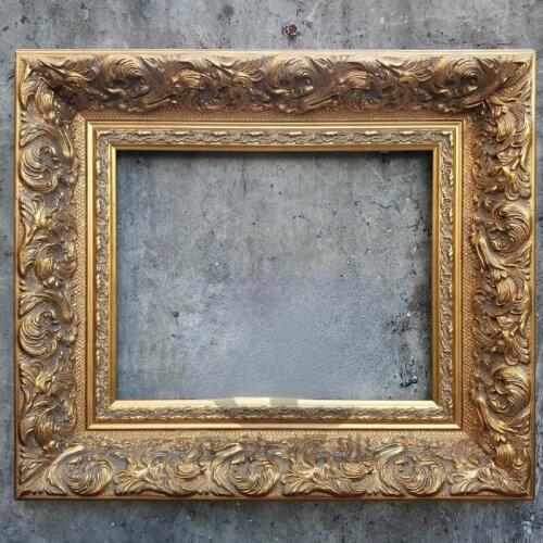 Luxury Europe Painting Frame Single-frame Classic Modern Painting Frame Wood Porta Retratos Para Foto Home Decoration BD50XK