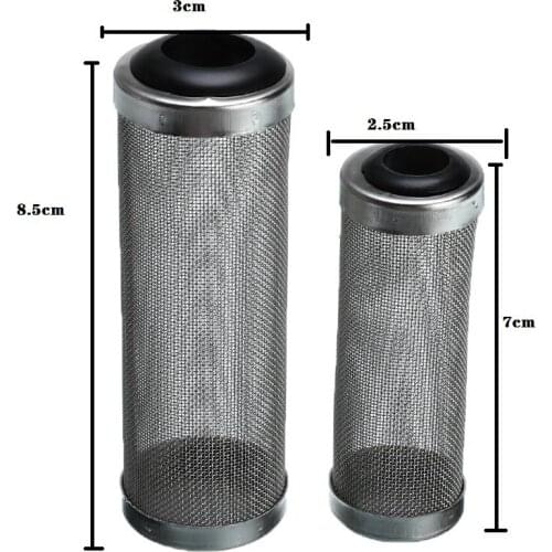Stainless Steel Aquarium Fish Tank Filter Inlet Case Mesh Shrimp Nets Special Cylinder Filters Inflow Protect Accessories Inlet