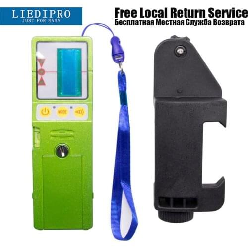 Nivel Laser Professional Laser Level Receiver 3D4D Super Powerful Detector Clamp 360 Self-leveling Cross Line Green Beam Outdoor