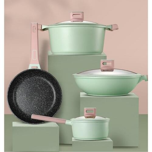 Mini Non Stick Wok Fried Egg Steak Frying Pan For Breakfast Maifanshi Cookware Pots And Pans Set Kitchen Utensils