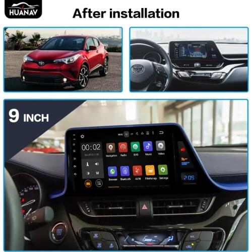 DSP Android 9.0 Car DVD Multimedia player GPS For Toyota C-HR 2017 2018 Car Auto radio stereo multimedia screen head unit nav i