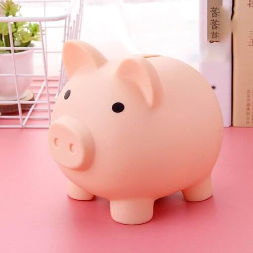 Cartoon pig piggy bank, coin storage box, kids toys, birthday gift, home decoration, money saving boxes, kids piggy bank