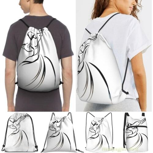 Men Sackpack Strap Bags Sufi Meditation Women Purpose Drawstring Backpacks Outdoor Travel Backpacks For Gym Training Fitness Bag