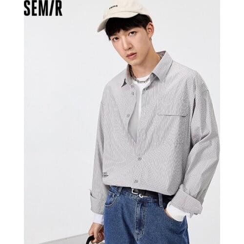 Мужские полосатые рубашки Semir China At AliExpress