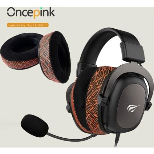 Oncepink Replacement Earpads For Havit H2002d Headphone Temperature Color Change Ear Cushion