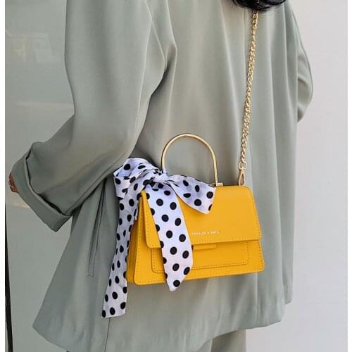 New Fashion Female Ribbon Bow Tote Bag Casual Shoulder Messenger Bag Crossbody Daily Women PU Leather Handbag and Purses