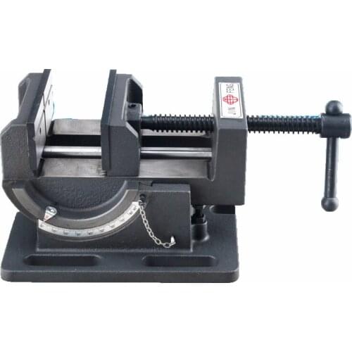 3"/4" Precision Milling Machine Vise Tilting Guide Rod Angle Flat-nose Pliers Tilting Pliers Drilling Machine Bench Vise Clamp