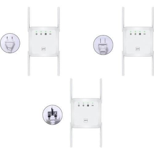 WiFi Extender Wireless Signal Booster for HomeWireless Signal Repeater Booster 1200Mbps Wall-Through Strong Booster