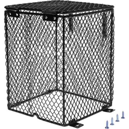 Reptile Heater Guard Heating Bulb Lamp Enclosure Cage Protector Metal Mesh Lamp Cover