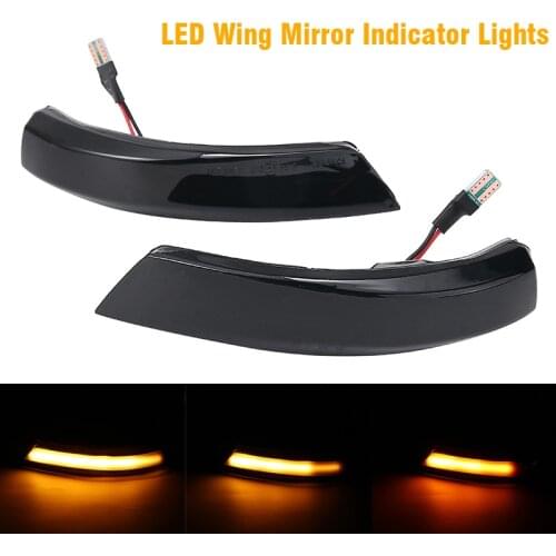 2pcs Car Dynamic LED Turn Signal Light Mirror Indicator Flowing Water Lamp For Ford Focus Mk2 Mk3 08-16 Mondeo mk4 11-15