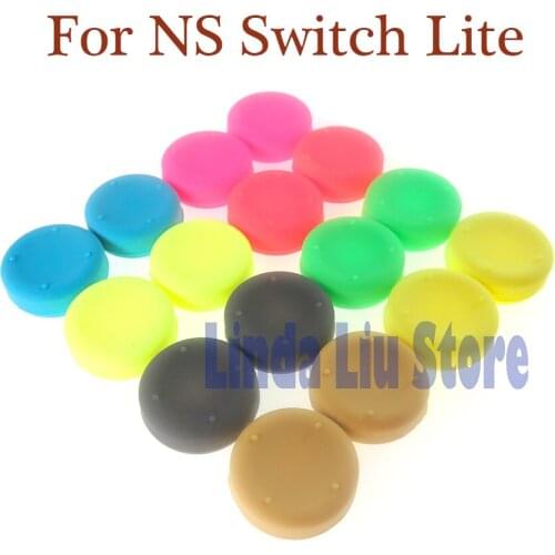 200pcs Anti-Slip Thumb Stick Cap For Nintend Switch NS Lite Rocker cap silicone Joysticks Controller For NS Switch lite