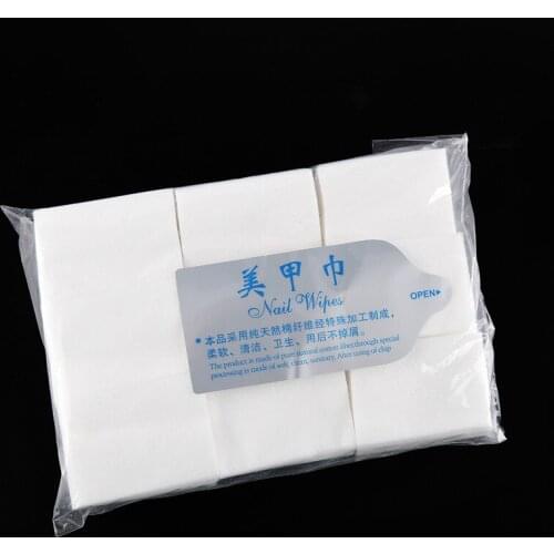 900 pieces/bag Gel Nail Polish Remover Gel Polish Cleaner Manicure Nail Remover Lint-Free Wipes Cleaner Paper Pad
