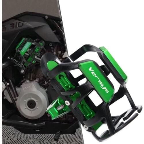 For Kawasaki VERSYS650 VERSYS 650 1000 X300 2008 - 2020 2021 CNC Aluminum Water cup Holder Motorcycle ccessories Bottle Cage