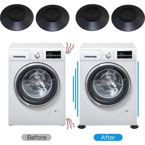 Anti Vibration Pads Prevent Noise Moving Walking Shock Absorbing Vibration Isolating Feet Pad for Washers Dryer Appliance 4 Pack