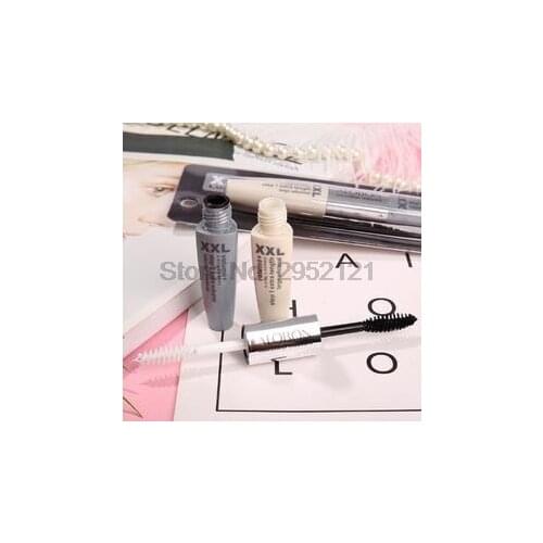 By dhl 100pcs 3D Fiber Lashes Mask Make-up Mascara Black Extension Curling Lengthening Natural Waterproof Mascara Makeup