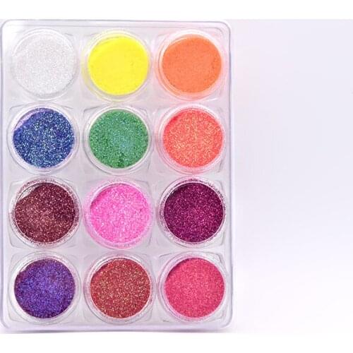 Eco-friendly polyester super fine nail glitter cosmetic glitter for Nail makeup Craft DIY Accessories