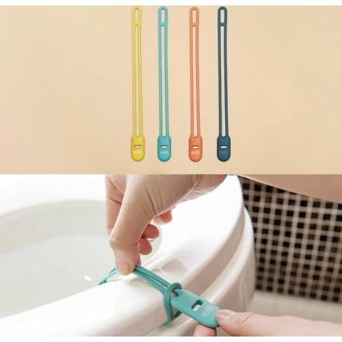Toilet Cover Extractor Avoid Touching Waterproof Tidy Flush Toilet Top Lifting Holder for Home