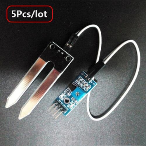5Pcs/lot Soil Hygrometer Humidity Detection Module Moisture Sensor For DIY Free Shipping
