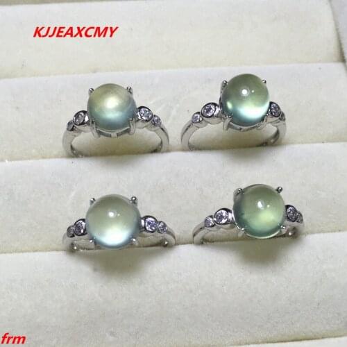 KJJEAXCMY Fine jewelry 925 pure silver inlaid with natural grape stone ring women ring women ring to support the identification