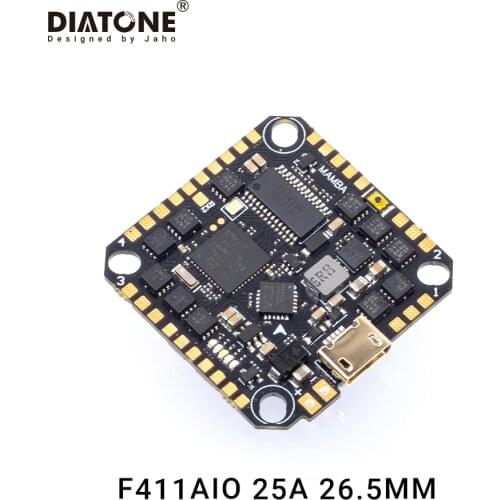 Diatone Mamba F411AIO BlheliS 25A ESC DSHOT600 4S Flight Controller Stack for FPV Drone