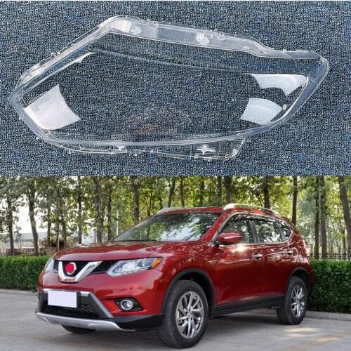 Car headlight shell for Nissan X-Trail headlights 2014 2015 2016 X-Trail headlights transparent glass lampshade