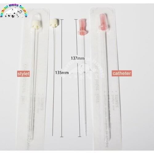 Cat Catheters with Stylet Cat Urinary Catheter Sterile Urethral Stone Catheter 1.0/1.3mm Suture Hole Veterinary Supplier