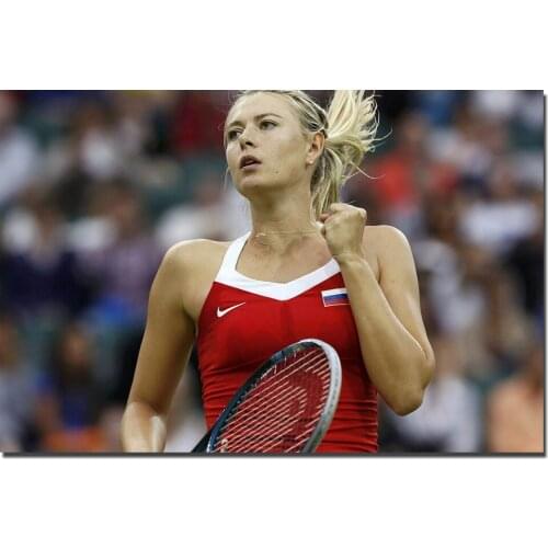 Maria Sharapova Tennis players Wallpaper Posters and Prints Wall Art Canvas Painting For Living Room Decor